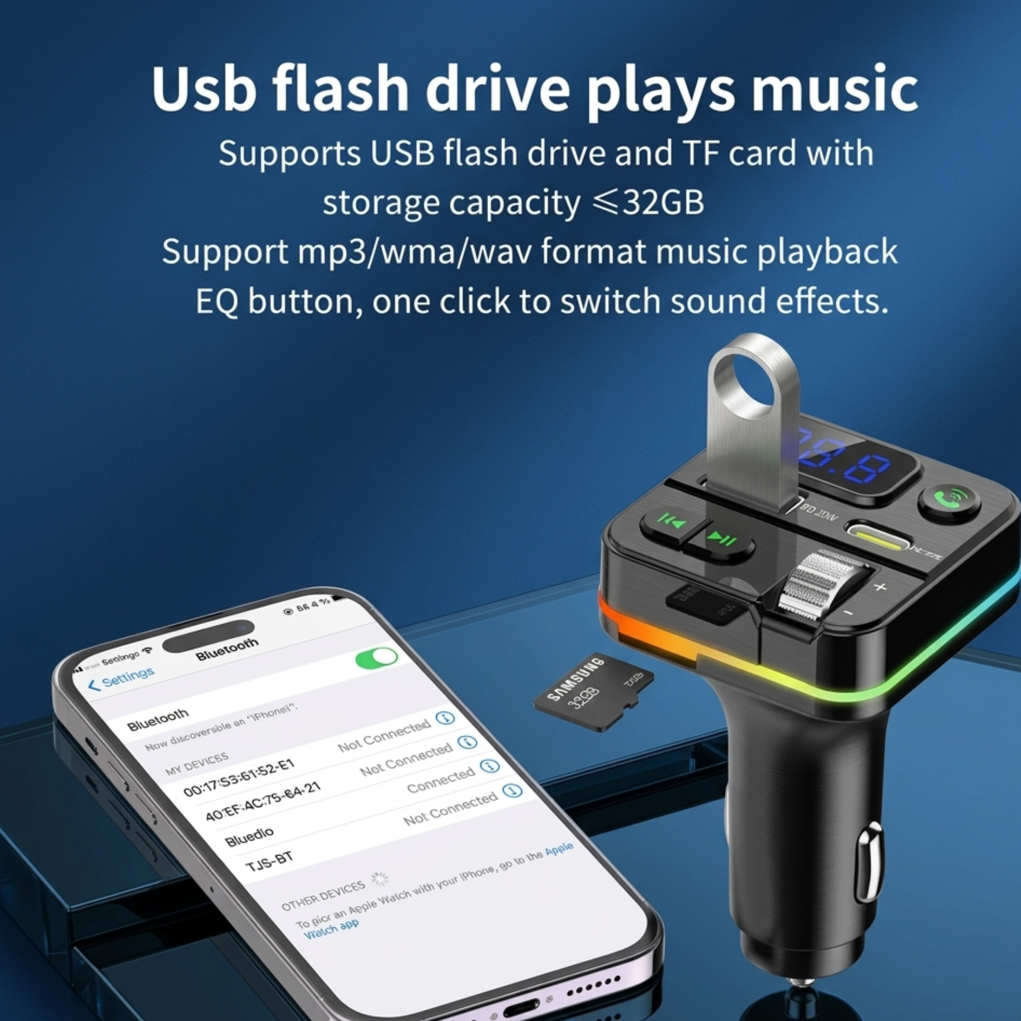 30W 3-Port USB-C Fast Car Charger Adapter for iPhone 17/16/15/14, Samsung Galaxy, Huawei & Honor