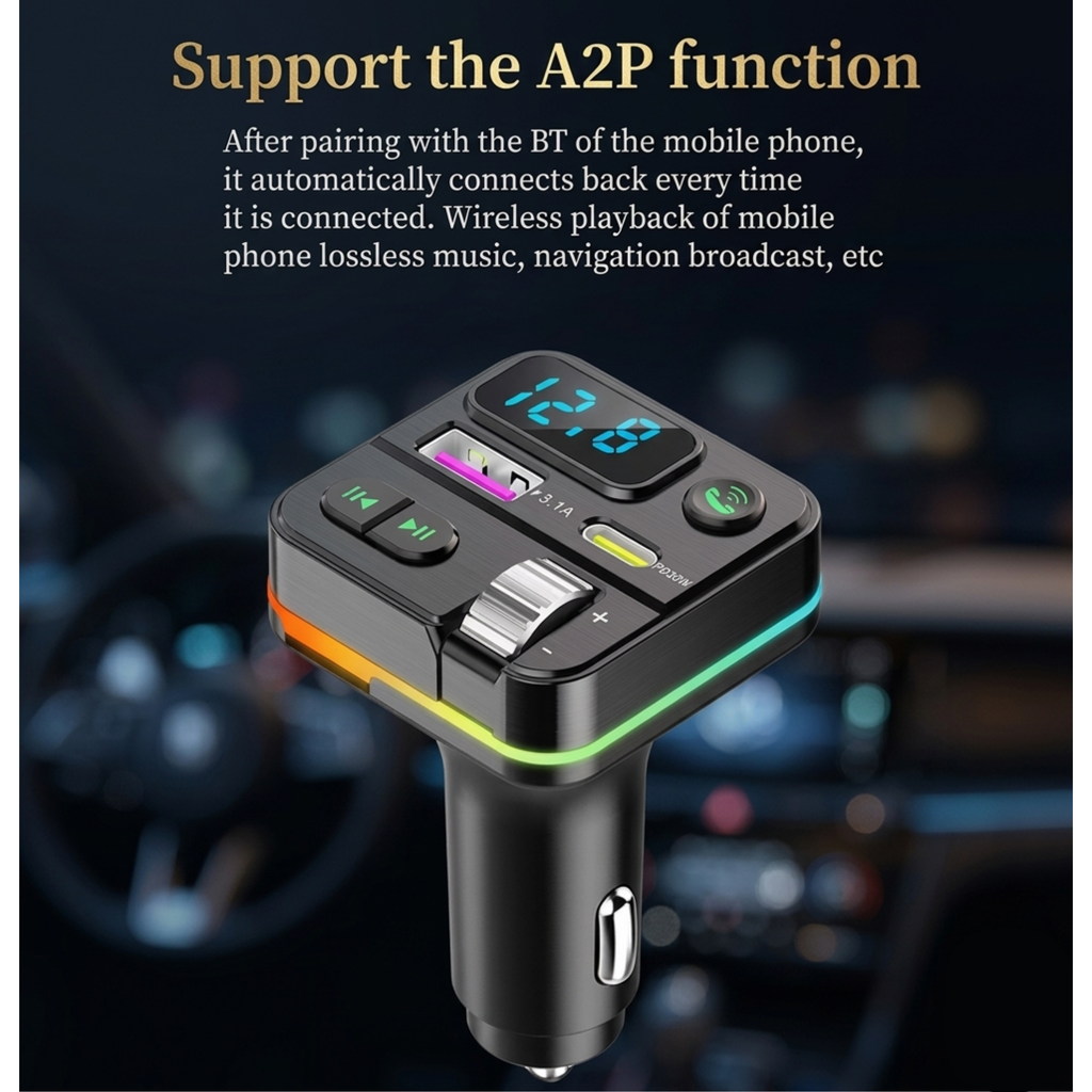 30W 3-Port USB-C Fast Car Charger Adapter for iPhone 17/16/15/14, Samsung Galaxy, Huawei & Honor