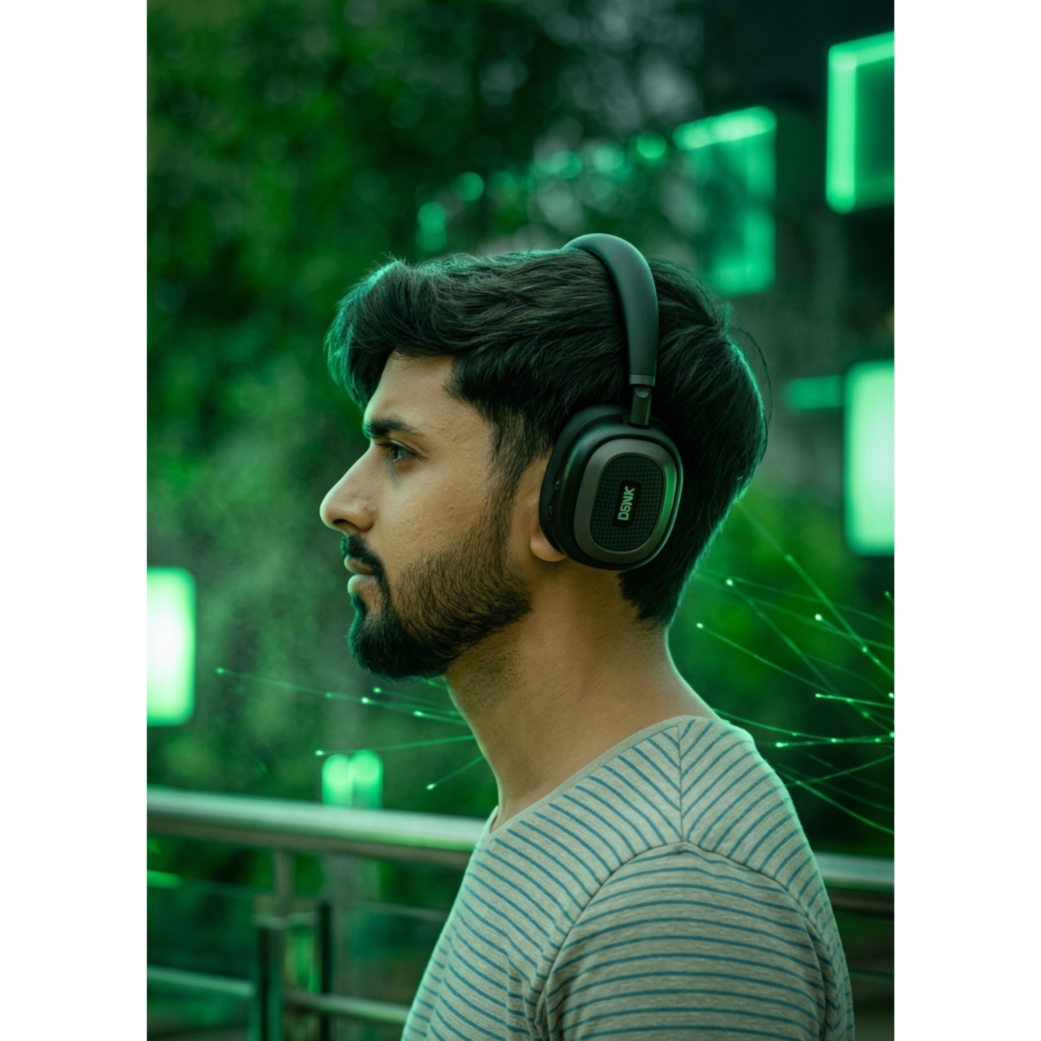 Denx Bluetooth 5.4 Wireless Headphones – 300mAh Battery, Long Battery Life, High Quality Sound
