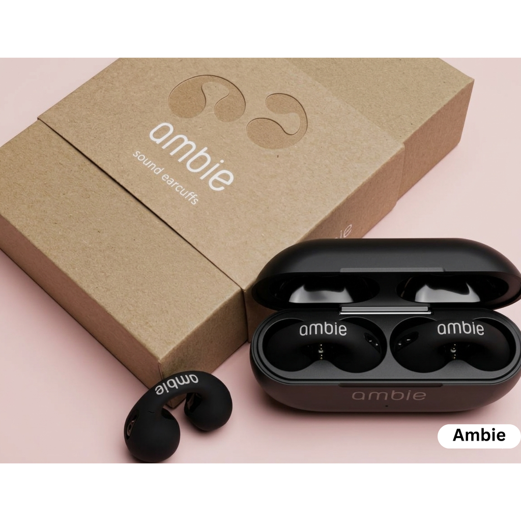 SOUNDPEATS POP Open-Ear Bluetooth 5.0 Earbuds سماعات بلوتوث لاسلكية – عزل ضوضاء AI، بطارية 30 ساعة، مقاومة للماء، خفيفة ومريحة